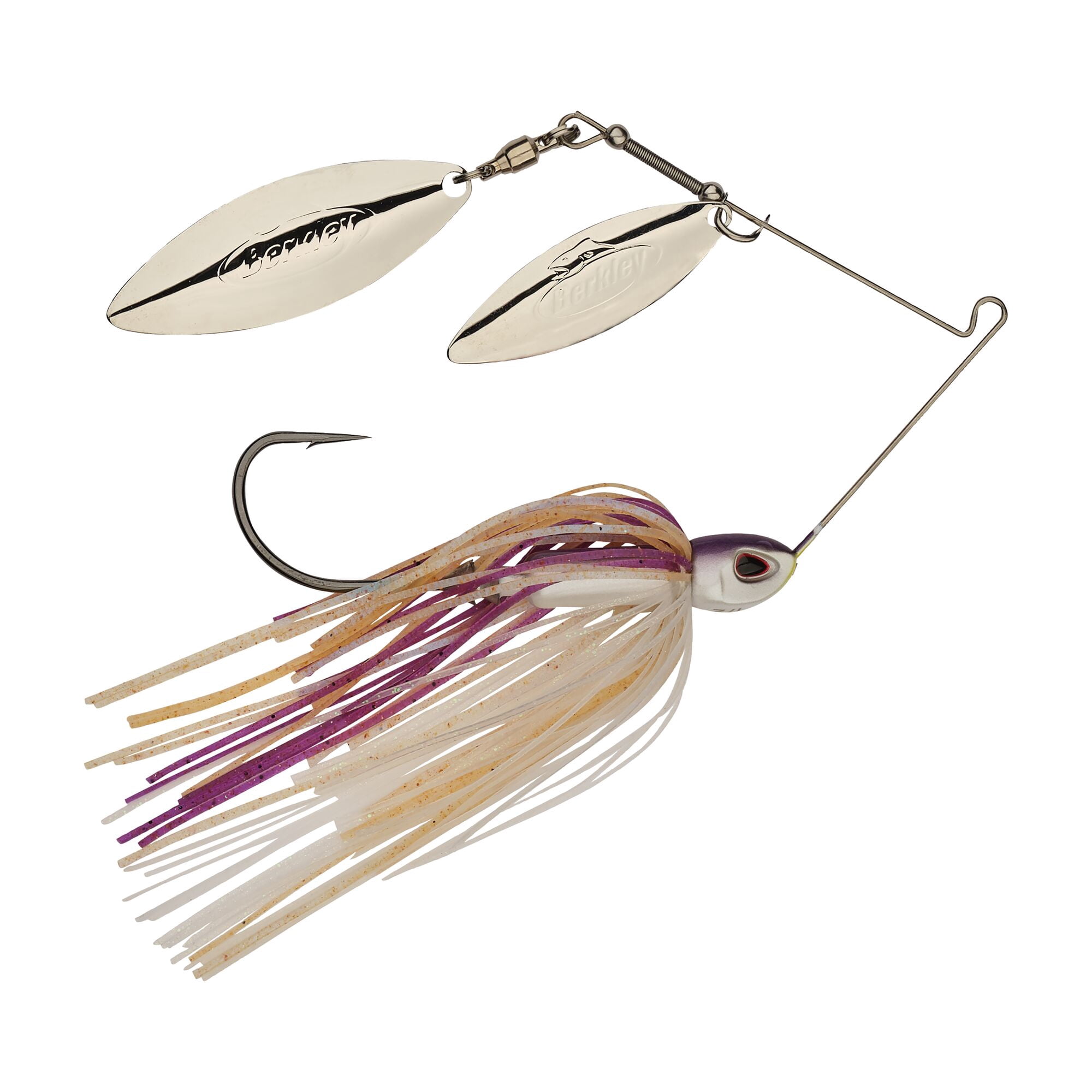 Berkley Power® Blade Compact, Spinnerbaits, Purple Rain/Silver + Silver (1-count)