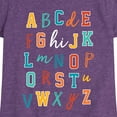 thumbnail image 3 of Instant Message - Random Alphabet - Toddler & Youth Girls Short Sleeve Graphic T-Shirt, 3 of 6