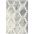 thumbnail image 3 of Safavieh Dip Dye Talbot Distressed Wool Area Rug, Gray/Ivory, 2'6" x 4', 3 of 12