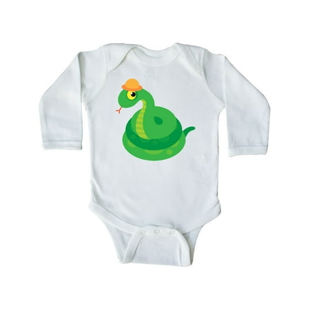 

Inktastic Cute Snake Gift Baby Boy or Baby Girl Long Sleeve Bodysuit