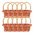 thumbnail image 2 of 20 mini cestas tejidas con asas, cestas de flores para casa de muñecas, cestas pequeñas, modelo de cesta, 2 of 7