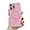 Pink, variant on for iPhone Case,[Compatible with MagSafe] Cute Luminous Fluorescence Slim Camera Lens Protection Soft Silicone Shockproof Cover Phone Case (Orange,iPhone 13 Pro Max)