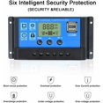 thumbnail image 4 of 30A Solar Panel Regulator Charge Controller 12V/24V Auto Focus Tracking Dual USB, 4 of 7