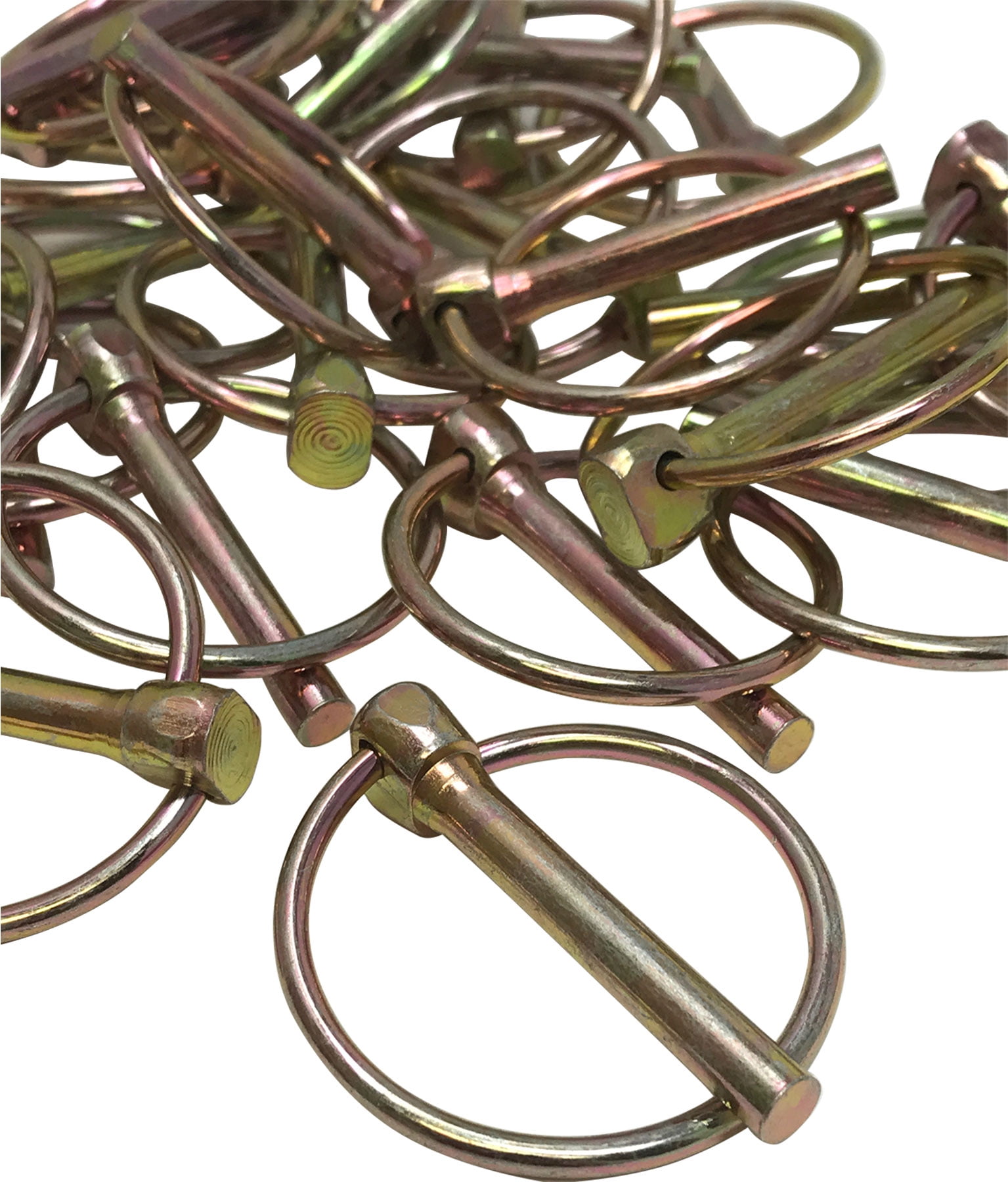 50 PCS 1/4" Dia Lynch Pin Kit Trailer Tractor Farm Auto Machinery Part