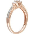 thumbnail image 2 of Everly Women's Diamond 10K Rose Gold Engagement Ring, 2 of 4
