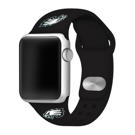 Affinity Bands Philadelphia Eagles Silicone Sport Band Compatible with Apple Watch - 42/44mm (Best Apple Compatible Watches)