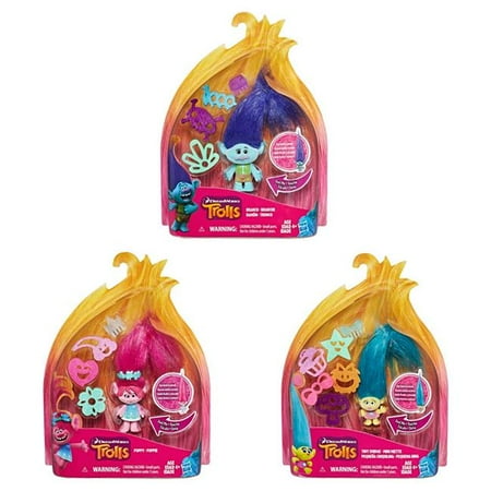Hasbro HSBC1300 Trolls Town Small Hair Raising Assortment Toys
