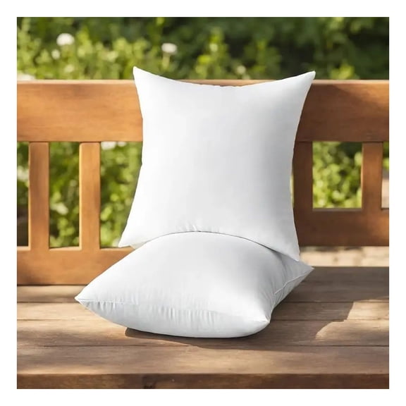 Throw Pillows 20x26 inch 2 Pack - Natural Cotton Filled Pillows for Sleeping & Lounging - Breathable, Adjustable, Skin-Friendly Decorative Pillows