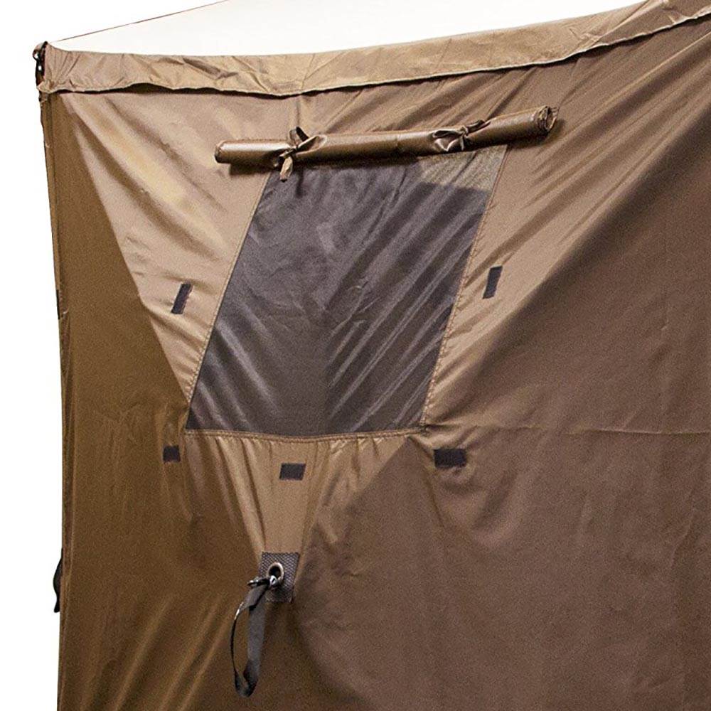 Clam Quick Set Screen Hub Brown Fabric 
