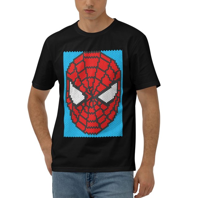 Spider-Man Men's 170g Combed Cotton Short Sleeve T-Shirt