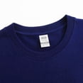 thumbnail image 3 of Giffimy Women's Navy Blue Sitting Cheetah Profile Silhouette Graphic Short Sleeve T-Shirt Soft Cotton Crewneck Top, 3 of 5