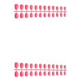 thumbnail image 1 of Soidarity Fake Nail Set Glossy French Style Stickers Scratch Viscosity Manicure Solid Adjustable Resistant Press-on Fingernails Strong Tipo 2 2Conjunto, 1 of 6