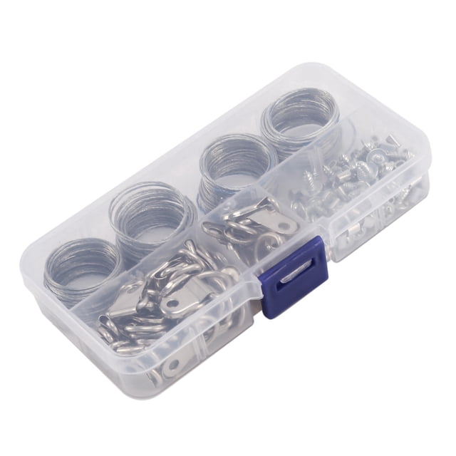 248 Pcs Kit de Fil pour Suspension d'Image, Kit de Suspension de Cadre Photo, Kit de Suspension d'Image avec Clous pour Montage Mural