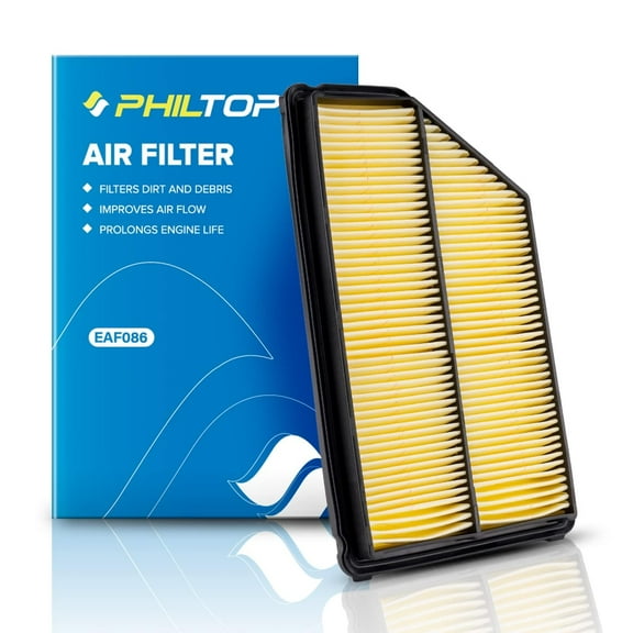 PHILTOP Engine Air Filter CA9361 Replacement for 2001-2006 Acura MDX (3.5L), 2003-2008 Honda Pilot (3.5L), Rigid panel