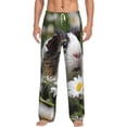 thumbnail image 2 of Lsque Daisy Guinea Pig Print Men's Pajama Pants, Lounge Pant - Comfortable Home Wear,Elastic Waistband, Stylish Design-Large, 2 of 9