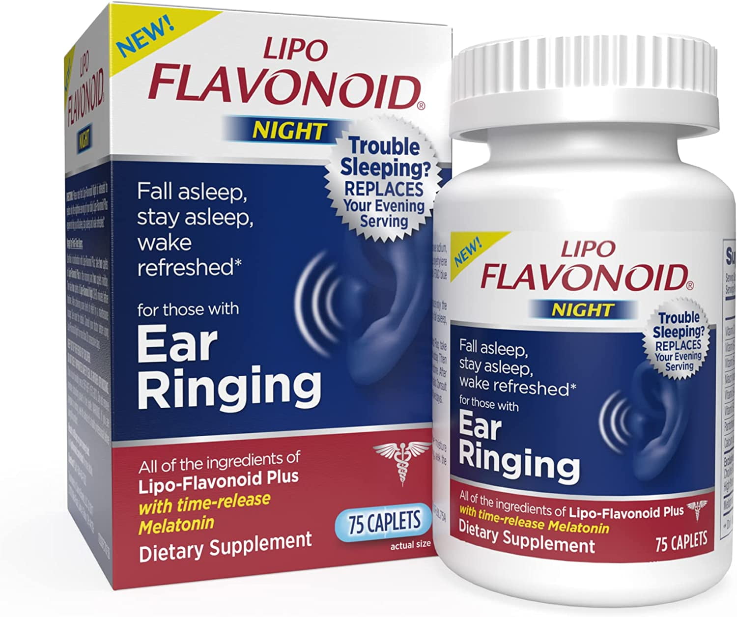 LipoFlavonoid Plus Ear Health Supplement, 75ct