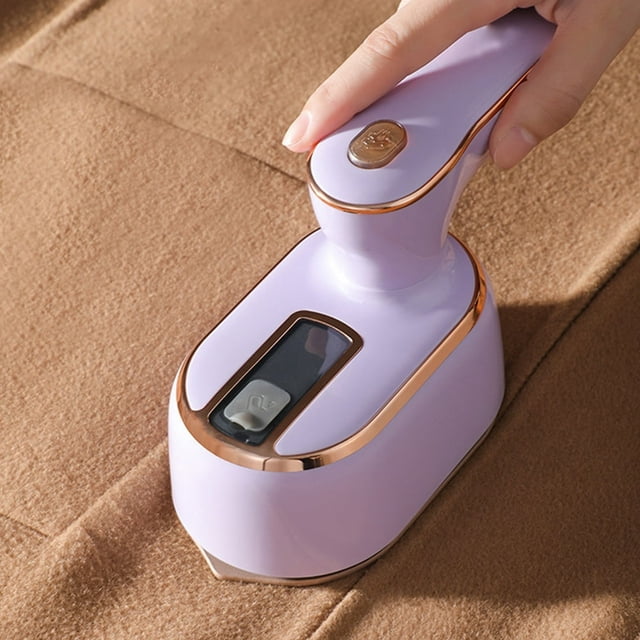 HLONKPortable Mini Ironing Machine with 180° Rotation and Foldable Design Handheld Steam Iron for Easy Fabric Clothes Treatment at Home and Travel