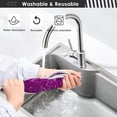 thumbnail image 7 of Coolnut 2 Pack Faucet Mat Splash Guard for Kitchen Sink,Purple Shiny 30x5 Inch Super Absorbent Microfiber Sink Protector Mat, Kitchen Sink Mat Machine Washable Kitchen Sink Accessories, 7 of 7