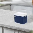 thumbnail image 1 of Caja de enfriador Temperatura del recipiente Pantalla de hielo Caja de hielo Enfriador de preservación de frío/calor para la leche para el hogar interior. Azul oscuro, 1 of 8