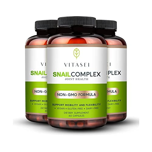 VITASEI Snail Complex Collagen Joint Support Supplement for Women & Men, Supports Mobility