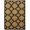thumbnail image 4 of Linon Home Décor Elegance Area Rug Collection, Beige and Chocolate, 8' x 10', 4 of 4