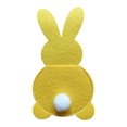 thumbnail image 7 of Set of 4 Easter Bunny Utensil Cutlery Holders Pouch Bags Felt Silverware Holder Bag Utensil Sleeve for Knife forks Easter Table Decoration Wedding Birthday Party, Pink Blue Green Multicolor Purple, 7 of 7