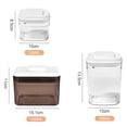 thumbnail image 2 of Food Storage Containers, Pop Airtight Food Storage Containers with Lids for Kitchen Pantry Organizing Stackable Food Container For Cereal Snack Sugar Coffee - 3 Pcs - style4, 2 of 5