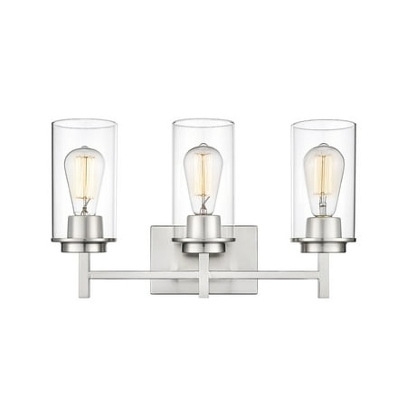 

Millennium Lighting 494003 Janna 3 Light 19 Wide Bathroom Vanity Light - Nickel