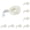 White*10, variant on Transparent Invisible Tape, Clear Wrapping Tape for Home School Office, 1 Roll