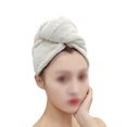 thumbnail image 3 of Gorro de toalla para el cabello, gorro grueso de secado rápido para mujeres, turbante absorbente de secado rápido para el cabello, 3 of 5