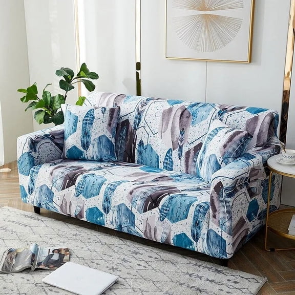Furniture Square Lattice L Shape Sofa Covers for Living Room Sofa Protector Anti-dust Elastic Stretch Covers Corner Sofa Cover