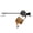 color-cat, variant on Automatic Solar Pathway Light Dog / Cats Sketch Pattern Iron Texture for Garden Walkway