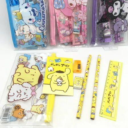 

Charming and Adorable Stationery Set for Teachers and Students - School Supplies featuring Korumi My Melody Pudding and Cinnamoroll Characters Perfect for Back to School Essentials