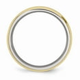 thumbnail image 2 of Titanium 5mm Yellow IP-plated Beveled Edge Brushed/Polished Band Size: 6; for Adults and Teens; for Women and Men, 2 of 6
