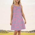 thumbnail image 2 of MIASHUI Robe Débardeur Sans Manches d'Été pour Filles, par-Dessus de Plage, pour Tenue Décontractée Extérieure, Violet Pâle, 13-14 Ans, 2 of 4