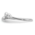 thumbnail image 3 of Auriga Fine Jewelry 925 Sterling Silver Rhodium Plated Infinity Ring for Women Size 6, 3 of 6