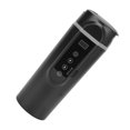 thumbnail image 3 of Botella eléctrica con control de temperatura, taza de acero inoxidable para coche con calefacción inteligente, 500 ml, color negro, 3 of 10