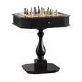 thumbnail image 4 of Pemberly Row Modern / Contemporary Wood Game Table in Black Finish, 4 of 10