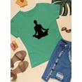 thumbnail image 3 of Yoga Silhouette      T-Shirt Women -Image by Shutterstock, Female 4X-Large, 3 of 4