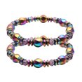 thumbnail image 1 of Pulsera de obsidiana antihinchazón Pulsera magnética para bajar de peso Pulsera de obsidiana de piedra colorida para hombres y mujeres, 1 of 9
