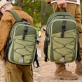 thumbnail image 6 of Backpack for Men and Women, Water Resistant College Bookbag, Lightweight School Travel Carry On Back Pack, green, 6 of 8