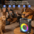thumbnail image 2 of JYX Karaoke Machine, Bluetooth Home Singing Machine, Party Speaker, Portable PA System, TV Connected, Echo Adjustment, TWS, 2 of 13