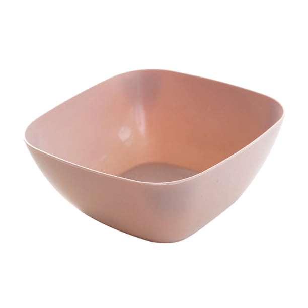 Inteprter Cuenco para mezclar Jooan, cuenco de plástico para servir ensaladas, contenedor de almacenamiento de alimentos, lavabo para aperitivos de frutas Cocina y Comedor rosado Inteprter HA003347-01