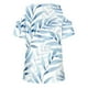 thumbnail image 2 of Camisas de Manga Corta para las Mujeres Blusa de Cuello Redondo de Impresión Casual, Top de Algodón de Imitación Ligero para el Hogar, el Uso Diario Y las Cuatro Estaciones, 2 of 4