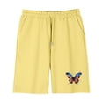 thumbnail image 5 of Yellow Butterfly American Flag Kids 4th of July Outfit 2 Piece T Shirt Shorts Set for Kids Boys Girls Patriotic Summer Clothes,Size 7 T, 5 of 9