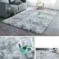 thumbnail image 3 of Multi-size Modern Tie-Dye Soft Fluffy Large Shaggy Rug for Bedroom Livingroom Dorm Kids Room Indoor Home Decorative, Non-Slip Plush Furry Fur Area Rugs Comfy Nursery Accent Floor Carpet, 3 of 6
