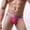 Hot Pink, variant on TIHLMK Men's Underwear Under $10 Transparent See Through Shorts Hot Lip Print Underpants