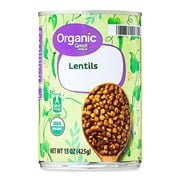 Great Value Organic Lentils, 15 oz Can