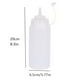 thumbnail image 2 of Botellas de plástico para salsa exprimible de 10 piezas, dispensador de tarro de salsa de tomate, contenedor de almacenamiento de mostaza de aceite, 450 ml kenally  HA8810-03B, 2 of 7