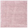 thumbnail image 3 of SAFAVIEH August Bronte Solid Plush Shag Area Rug, Pink, 6'7" x 6'7" Square, 3 of 10